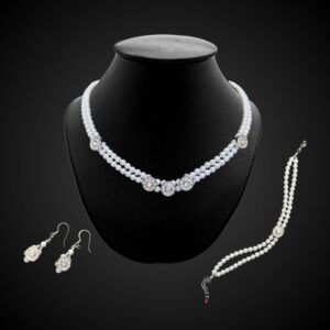 Shell Pearl Necklace Set