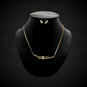 Crystal Lasso Necklace Set