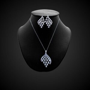 Cubic Zirconia Necklace Set