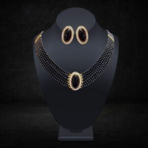 Black Onyx Necklace Set