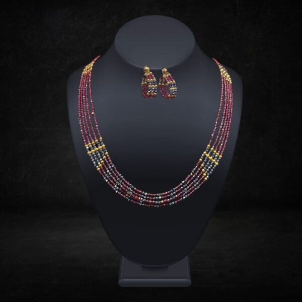 Garnet Necklace Set