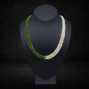 Jade/Fresh Water Pearl Necklace