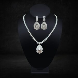 Cubic Zirconia Necklace Set