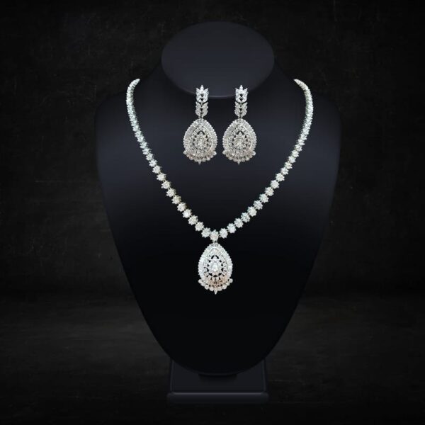 Cubic Zirconia Necklace Set