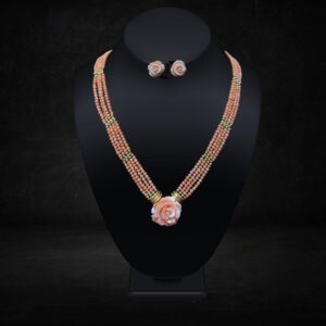 Coral Necklace Set