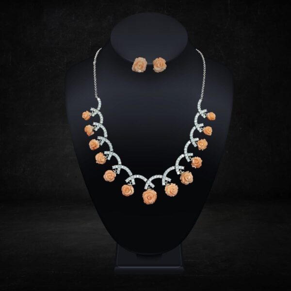 Coral Necklace Set