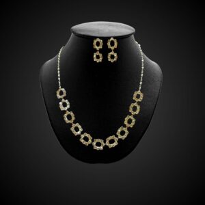 Crystal Necklace and Earrings Set