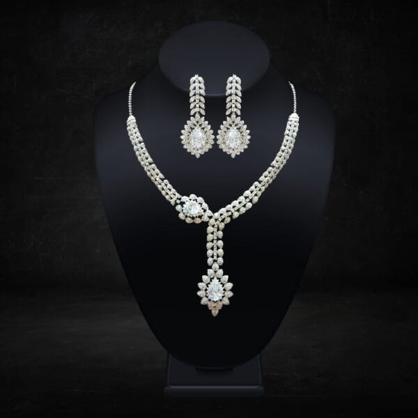 Cubic Zirconia Necklace Set