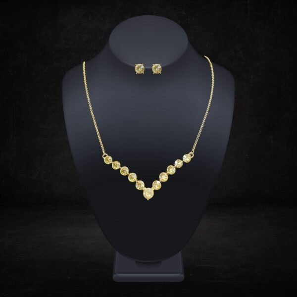 Crystal Necklace and Earrings Set
