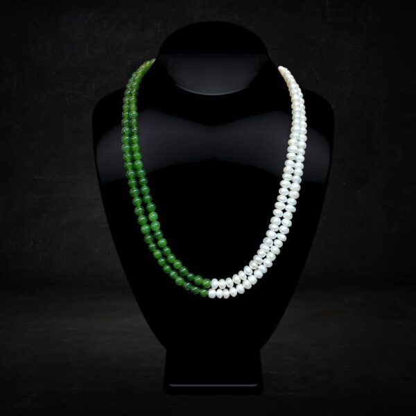 Jade/Fresh Water Pearl Necklace
