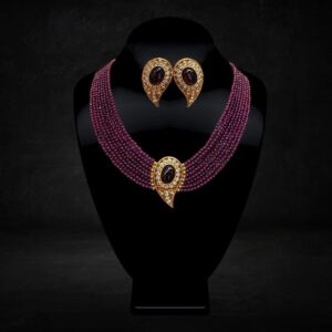 Garnet Necklace Set