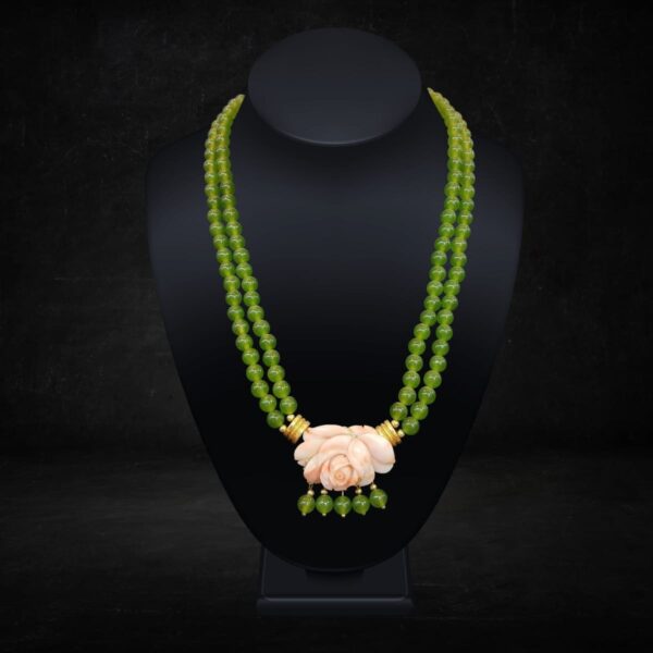 Coral/Jade Necklace