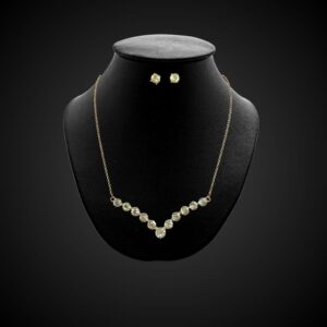 Crystal Necklace and Earrings Set
