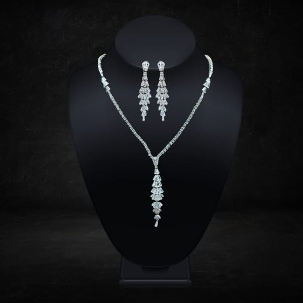 Cubic Zirconia Necklace Set