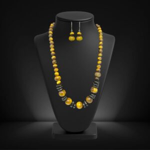 Tiger Eye Necklace Set