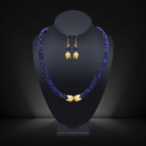 Blue Sodalight Necklace Set