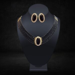 Black Onyx Necklace Set