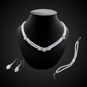 Shell Pearl Necklace Set