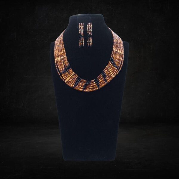 Tiger Eye Necklace and Earrings