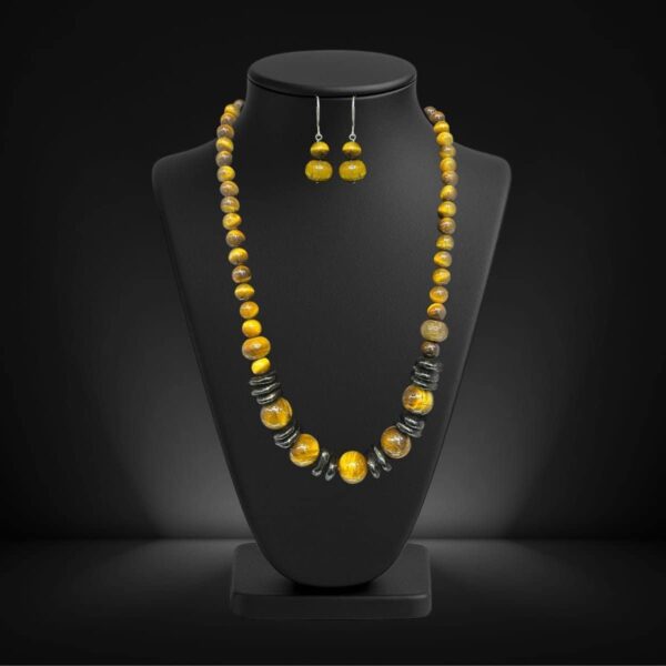 Tiger Eye Necklace Set