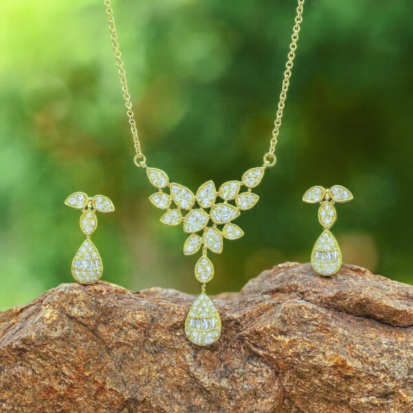 Cubic Zirconia Necklace Set