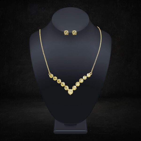 Crystal Necklace and Earrings Set