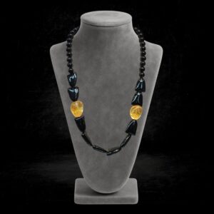 Onyx/Quartz Necklace