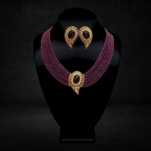 Garnet Necklace Set