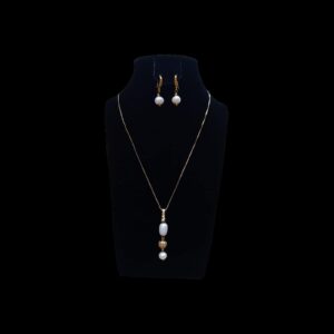Fresh Water Pearl Necklace and Earring