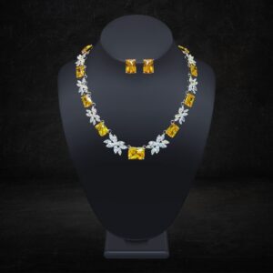 Cubic Zirconia Necklace Set