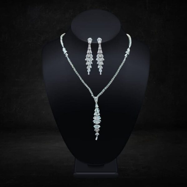 Cubic Zirconia Necklace Set