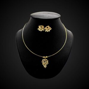 Crystal Lasso Necklace Set