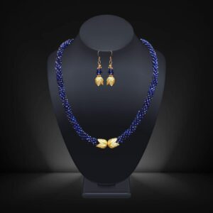 Blue Sodalight Necklace Set