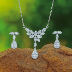 Cubic Zirconia Necklace Set