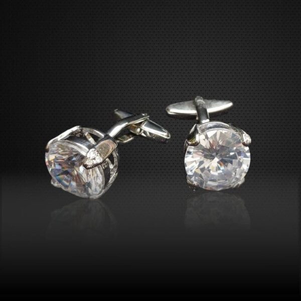 Cubic Zirconia Cufflink