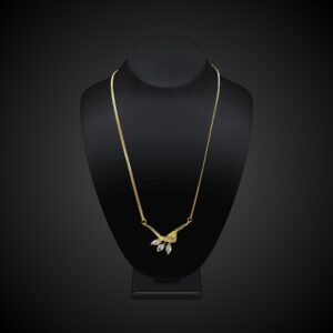 Cubic Zirconia Necklace and Earrings