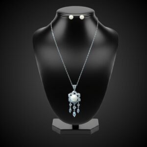 Cubic Zirconia Necklace Set