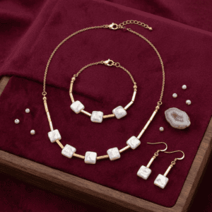 Fresh Water Pearl Necklace Set