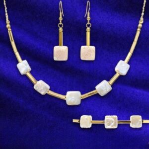Fresh Water Pearl Necklace Set