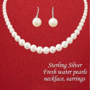 Fresh Water Pearl Necklace Set