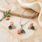 Coral Chain Necklace Set