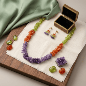 Semi Precious Necklace Set