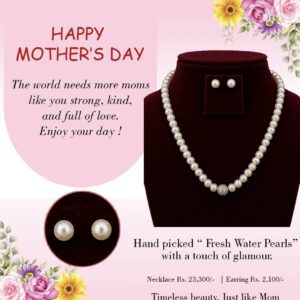 Fresh Water Pearl Necklace Set