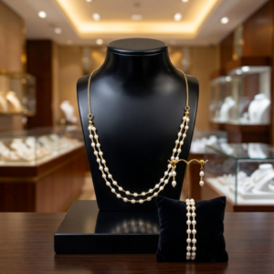 Fresh Water Pearl Necklace Set