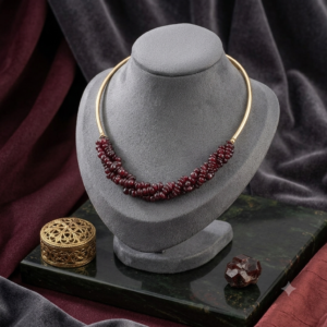 Garnet Lasso Necklace