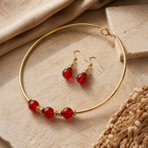 Agate Lasso Necklace
