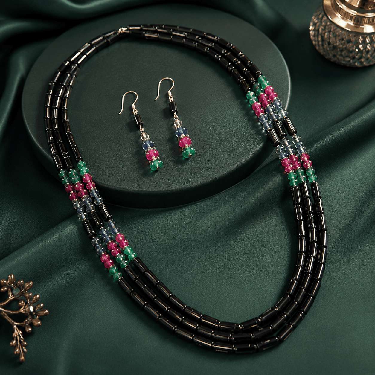 Semi Precious Necklace Set