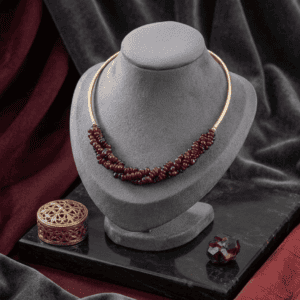 Garnet Lasso Necklace