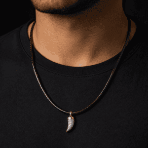 Hematite/ Cubic Zirconia Necklace