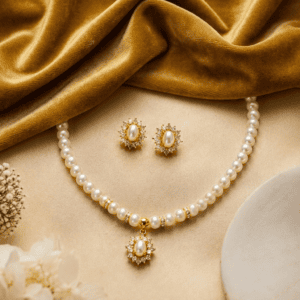 Fresh Water Pearl Neckalce Set